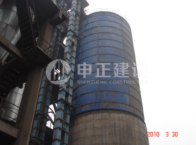 水泥鋼闆庫清理